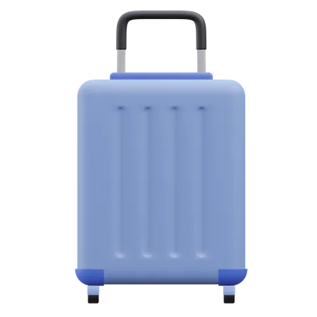 Suitcase Traveling 3 D Illustration With Transparent Background 3D Icon