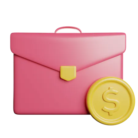 Suitcase Bag Briefcase 3D Icon