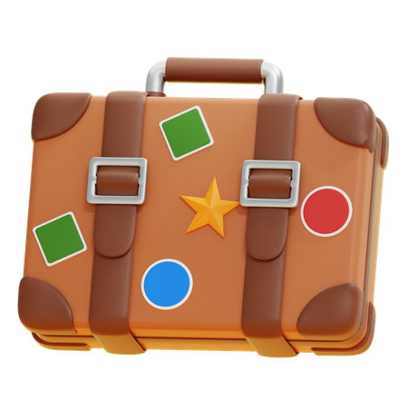 여행 가방  3D Icon