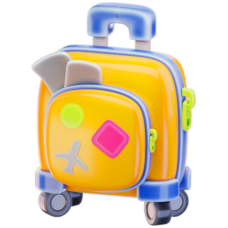 여행 가방  3D Icon