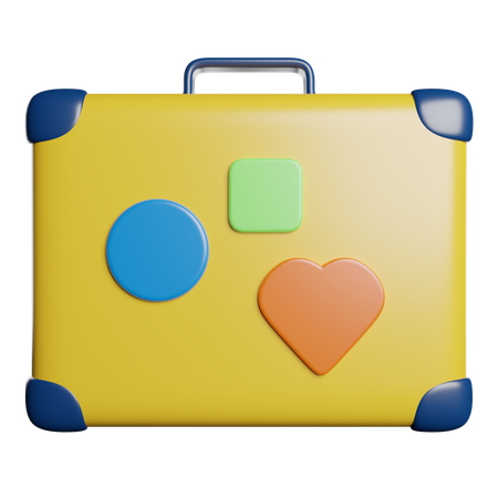 Suitcase  3D Icon