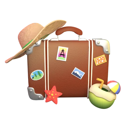 Suitcase  3D Icon