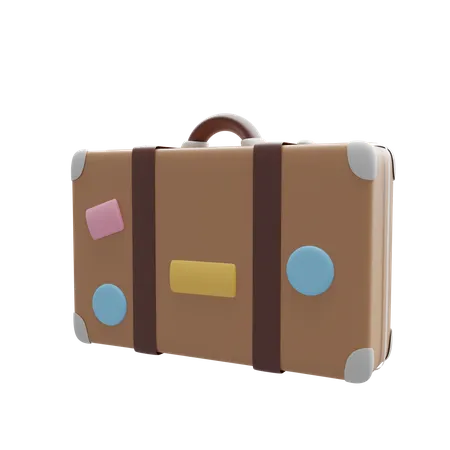 Travel Concept 3 D Rendering Illustration Of Luggage 3D Illustration