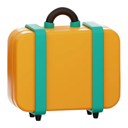 Suitcase 3D Icon
