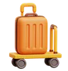 Suitcase On Trolley