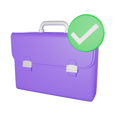 Suitcase Right  3D Icon