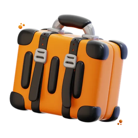 3 D Rendering Suitcase Travel Illustration 3D Icon
