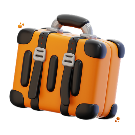 Suitcase Travel  3D Icon