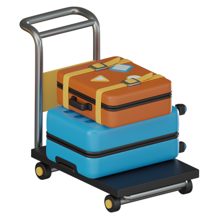 Suitcases  3D Icon