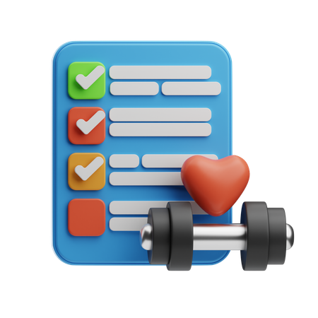 Suivi de la condition physique  3D Icon