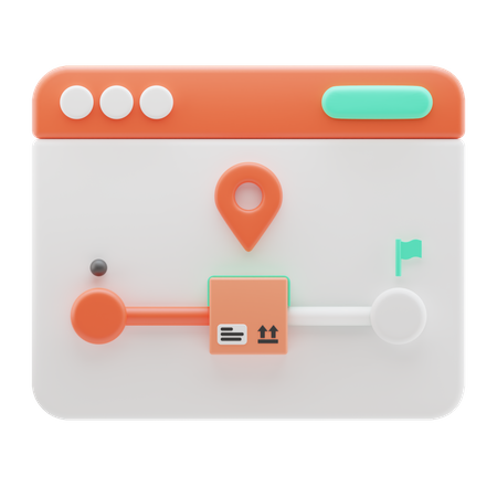 Suivi des colis  3D Icon