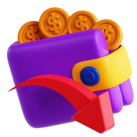 Suivi des dépenses  3D Icon