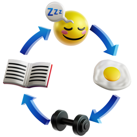Suivi des habitudes  3D Icon