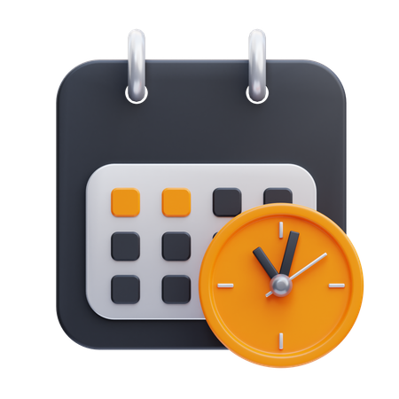 Suivi du temps  3D Icon