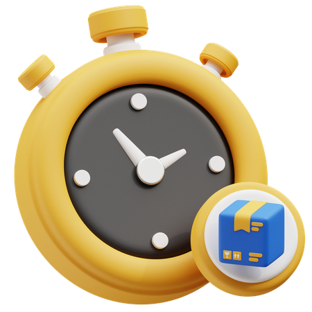 Suivi du temps  3D Icon
