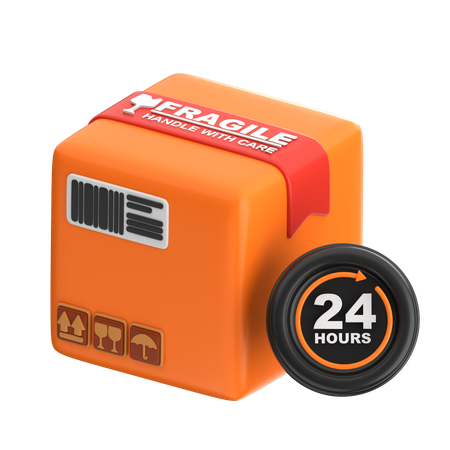 Suivi du temps de livraison du colis  3D Icon