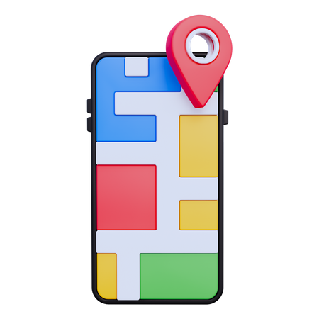 Suivi mobile  3D Icon