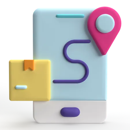 Colis de suivi  3D Icon