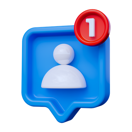 Suivre les notifications  3D Icon