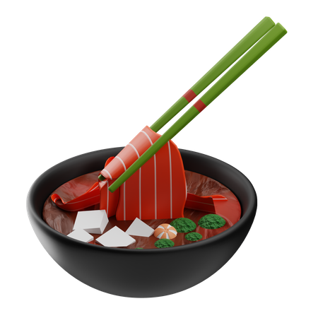 Sukiyaki  3D Icon