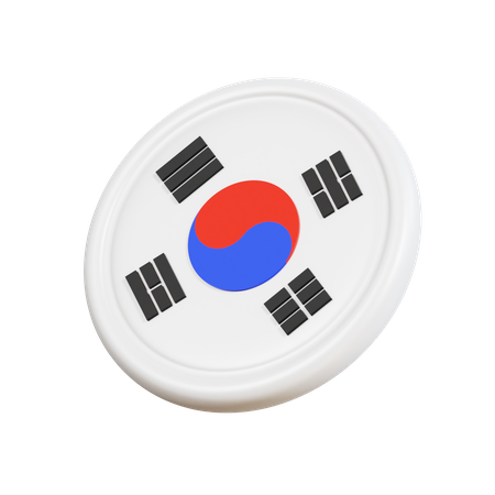 Sul-coreano  3D Icon