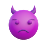 devil emoji 3d logo