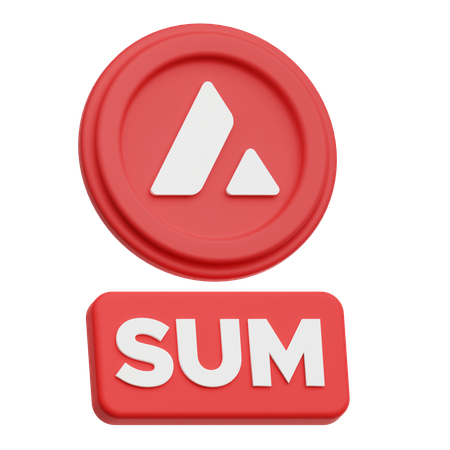 Suma de avalancha  3D Icon