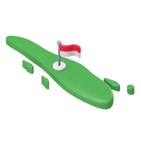 Sumatra Island  3D Icon