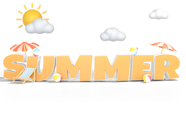 Summer  3D Icon