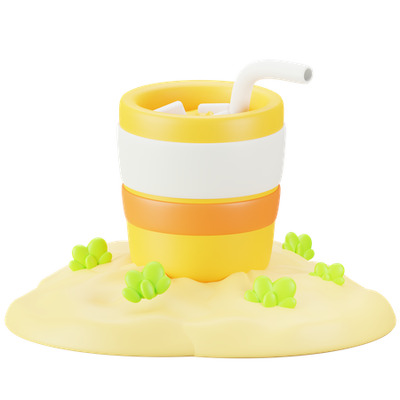 Summer Drinks  3D Icon