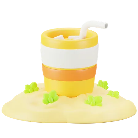 Summer Drinks  3D Icon