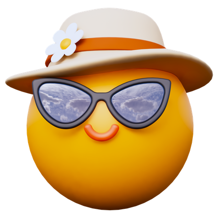 Summer Emoji  3D Icon