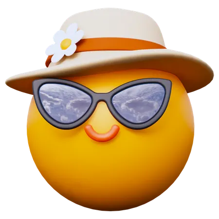 Summer Emoji  3D Icon