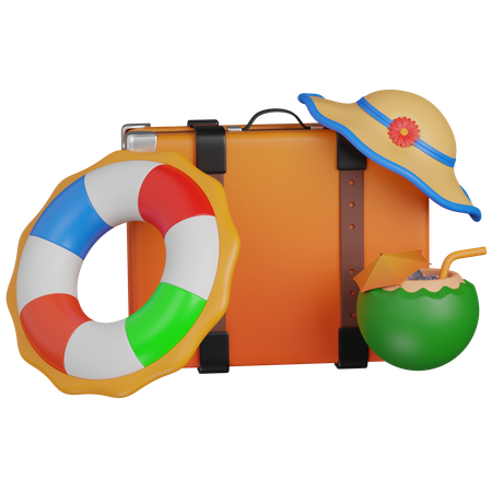 Summer Equipment  3D Icon