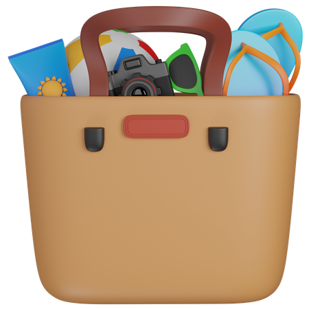 Summer Hand Bag  3D Icon