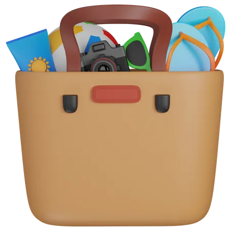 Summer Hand Bag  3D Icon