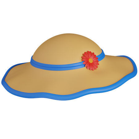 Summer Hat  3D Icon