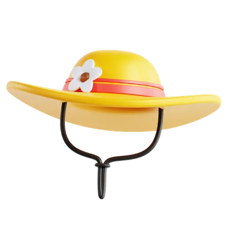 Summer Hat  3D Icon