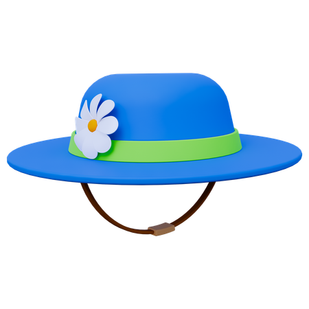 Summer Hat  3D Icon