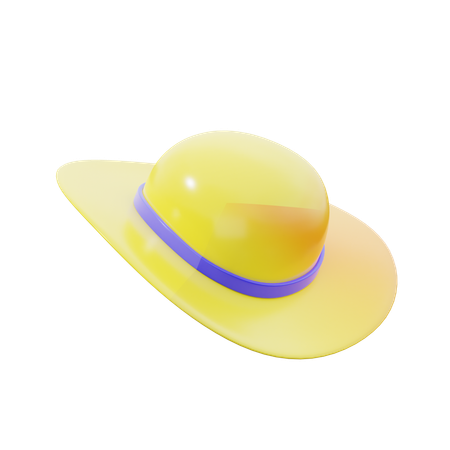 Summer Hat  3D Icon