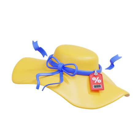 Summer Hat  3D Icon