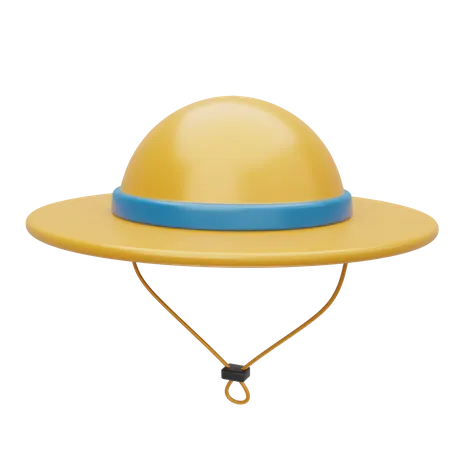 Summer Hat  3D Icon