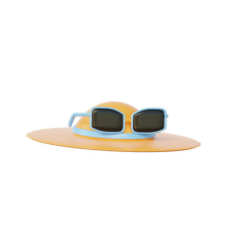 Summer Hat  3D Illustration