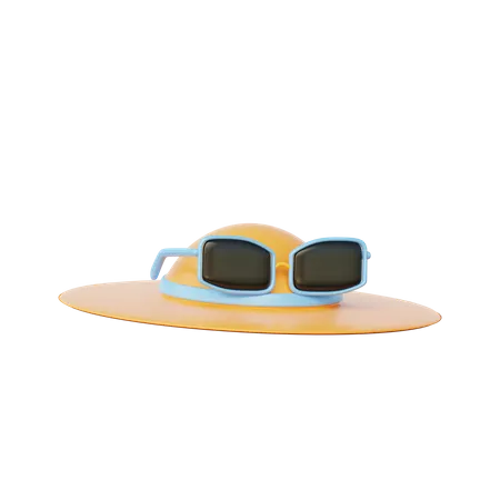 Summer Hat  3D Illustration