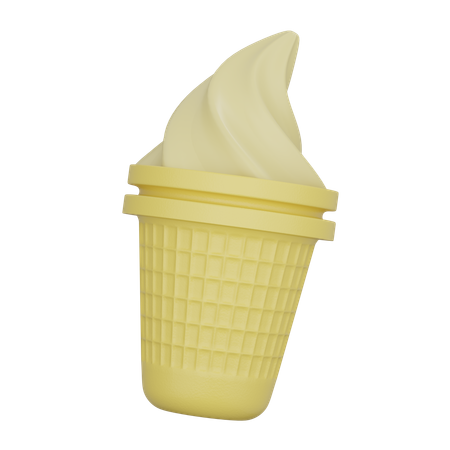 Summer Ice Cream  3D Icon