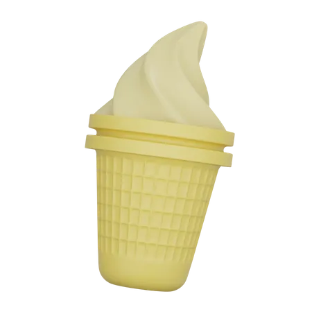 Summer Ice Cream  3D Icon