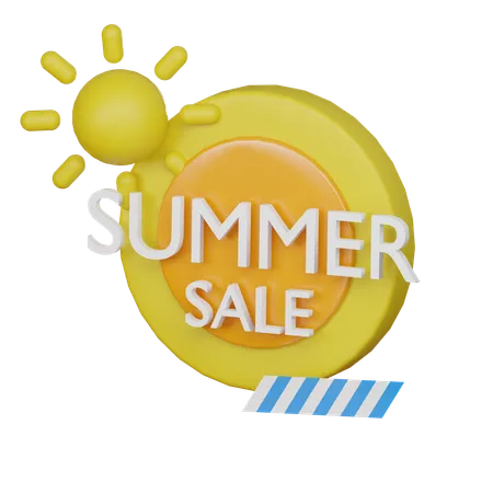 Summer Sale 3 D Icon 3D Icon
