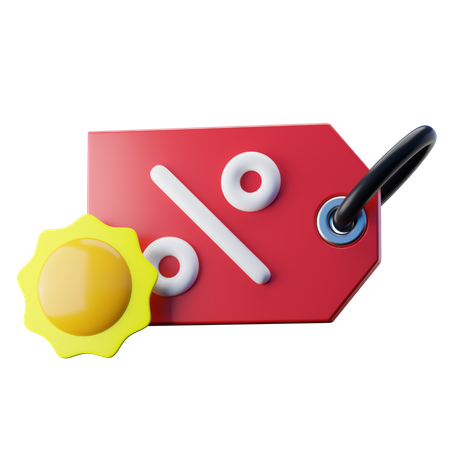 Summer Sale  3D Icon