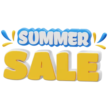 Summer Sale  3D Icon