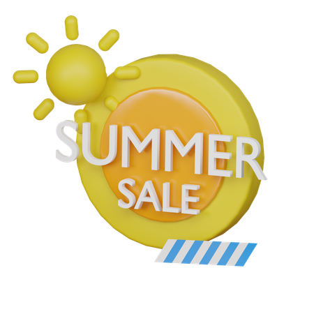 Summer Sale  3D Icon